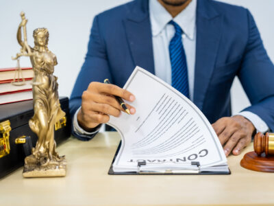 A male Asian lawyer in a formal suit handles contracts, agreemen Male Asian lawyer in formal suit handles contracts, agreements, legal obligations, rights liberties